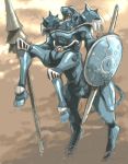  80s centaur kikou-kai_galient lance mecha pota_(nabrinko) promaxis shield weapon 