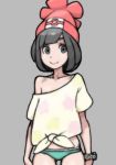  1girl black_hair blue_eyes female_protagonist_(pokemon_sm) looking_at_viewer pokemon pokemon_(game) wabaki 
