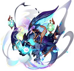  armor blank_eyes creature dragon dragon_village_(series) dragon_village_collection feathered_wings fiery_hair fiery_tail game_cg glowing glowing_eyes lantern no_humans official_art shoulder_armor skirt stealth_dragon_(dragon_village) tail third-party_source transparent_background wings 