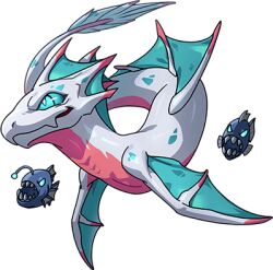  anglerfish animal creature dragon_village_(series) dragon_village_collection fins fish game_cg lowres no_humans official_art rakshasa_(dragon_village) sea_serpent third-party_source transparent_background 