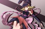  1girl bare_shoulders blonde_hair blush breasts danpu detached_sleeves duel_monster gagaga_girl hat large_breasts long_hair looking_at_viewer open_mouth red_eyes solo wizard_hat yu-gi-oh! yuu-gi-ou_zexal 