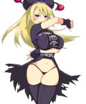  blonde_hair breasts hiroko_(senran_kagura) large_breasts render senran_kagura senran_kagura_(series) senran_kagura_new_wave violet_eyes wide_hips 