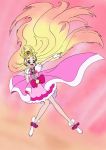  1girl artist_request blonde_hair boots cure_flora female gloves go!_princess_precure haruno_haruka long_hair precure solo very_long_hair white_boots white_gloves 