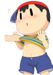  1boy black_eyes black_hair kasugai_(de-tteiu) mother_(game) ness nintendo 