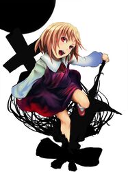  darkness ex-rumia ex_rumia kouzilow red_eyes rumia short_hair touhou 