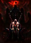  berserk dark eclipse epic et_(pixiv79880) giant_hand griffith highres male mask muscle nude red_eyes solar_eclipse throne 