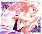  dress long_hair macross macross_frontier open-back_dress open_back pink_hair sakurai_muto sheryl_nome 
