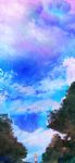  bad_id cloud clouds destroyb highres jun_(pokemon) male pearl_(pokemon) pokemon pokemon_(game) pokemon_dppt scenery sky solo tree 