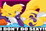  bed blue_eyes claws digimon female fingerless_gloves furry reclining renamon shonuff44 
