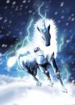  capcom electricity horse kirin_(monster_hunter) monster monster_hunter no_humans solo unicorn 