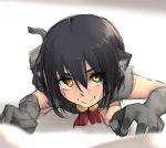  1girl animal_ears black_hair child copyright_request female gloves hanenashi looking_at_viewer short_hair sketch solo tagme tail 