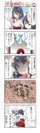  10s 2girls 5koma @_@ al_bhed_eyes black_hair cellphone chize comic detached_sleeves drooling fusou_(kantai_collection) hair_ornament hakama_skirt highres japanese_clothes kantai_collection lapras long_hair looking_down multiple_girls nontraditional_miko phone pleated_skirt pokemon pokemon_(creature) pokemon_go red_eyes red_skirt ringed_eyes saliva shaded_face short_hair skirt smartphone tears throwing wavy_mouth wide_sleeves yamashiro_(kantai_collection) 
