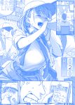  ^_^ ai_(himura_kiseki) anger_vein baseball_cap blue blush braid breasts cellphone cheering clenched_teeth closed_eyes clothes_around_waist collared_shirt comic commentary_request faceless faceless_male flying_sweatdrops getsuyoubi_no_tawawa grin hat himura_kiseki iphone jacket_around_waist large_breasts megaphone monochrome necktie open_mouth original phone pleated_skirt shirt short_hair side_braid silent_comic skirt sleeves_rolled_up smartphone smile sweat sweatdrop teeth towel towel_around_neck trembling twitter vest 
