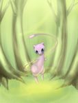  mew no_humans pokemon semi_(delcatty) solo trees 