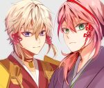  birushana_senki duo fanart male taira_no_noritsune taira_no_shigehira tekodeteko 