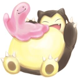  ditto no_humans pokemon snorlax yamori_(stom) 