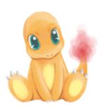  charmander fire no_humans pokemon solo yamori_(stom) 