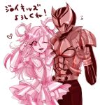  cure_dream kamen_rider kamen_rider_kiva kamen_rider_kiva_(series) magical_girl pink precure pretty_cure yes!_precure_5 yes!_pretty_cure_5 yumehara_nozomi 