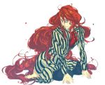  fujimoto long_hair male pajamas ponyo_on_the_cliff_by_the_sea striped 