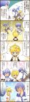  5koma comic doujinshi highres kagamine_len kaito male nendoroid translation_request vocaloid yummy_(artist) 