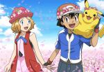  10s 1boy 1girl pikachu pokemon pokemon_(anime) pokemon_(game) pokemon_xy satoshi_(pokemon) serena_(pokemon) 