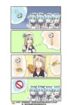  ... 4koma 5girls :3 absurdres aqua_eyes ball blonde_hair blue_eyes blue_hair comic duct_tape flying_sweatdrops fubuki_(zhan_jian_shao_nyu) hat hatsuyuki_(zhan_jian_shao_nyu) highres lexington_(zhan_jian_shao_nyu) lulu_heika miyuki_(zhan_jian_shao_nyu) multiple_girls rejection sailor_collar shirayuki_(zhan_jian_shao_nyu) smile soccer_ball speech_bubble sweatdrop thought_bubble turtleneck violet_eyes zhan_jian_shao_nyu 