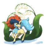  10s bad_id ditb flower horn horse keldeo leaf lily_of_the_valley no_humans pokemon pokemon_(creature) pokemon_(game) pokemon_bw simple_background solo tail unicorn white_background 