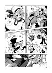  assassin&#039;s_creed_(series) blood blood_on_face comic fifiruu finger_licking gleam licking monochrome remilia_scarlet spitting touhou translation_request 