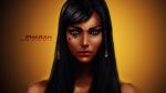  1girl artist_name bangs bare_shoulders black_hair braid brown_eyes character_name closed_mouth collarbone eye_of_horus facial_mark facial_tattoo frown glaring hair_tubes highres lips long_hair looking_at_viewer makeup mascara overwatch pharah_(overwatch) side_braids sidelocks solo swept_bangs tattoo upper_body wikimia 
