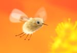  10s cosmo_(pixiv12140406) cutiefly flying no_humans pokemon pokemon_(game) pokemon_sm realistic simple_background tagme 