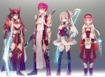  armor breasts cleavage fire_emblem fire_emblem_if genderswap genderswap_(ftm) genderswap_(mtf) gloves helm helmet hinoka_(fire_emblem_if) long_hair miyuki_ruria multiple_boys multiple_girls polearm redhead ryouma_(fire_emblem_if) sakura_(fire_emblem_if) short_hair sword takumi_(fire_emblem_if) weapon 