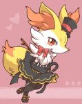  artist_request braixen cosplay looking_at_viewer no_humans pokemon pokemon_(game) pokemon_xy simple_background tagme 