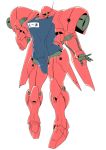  90s full_body gerbera_tetra green_eyes gundam gundam_0083 mecha no_humans one-eyed school_swimsuit shouji_nigou swimsuit white_background 