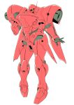  90s full_body gerbera_tetra green_eyes gundam gundam_0083 mecha no_humans one-eyed shouji_nigou white_background 