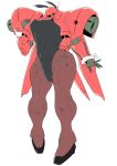  90s animal_ears bunnysuit full_body gerbera_tetra green_eyes gundam gundam_0083 mecha no_humans one-eyed pantyhose rabbit_ears shouji_nigou white_background 