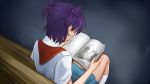  book everlasting_summer game_cg orikanekoi purple_hair soviet_pioneer tagme unyl-tan 