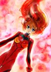  blue_eyes doraeshi haduki_(pixiv) lcl long_hair neon_genesis_evangelion orange_hair plugsuit skin_tight solo souryuu_asuka_langley test_plugsuit 