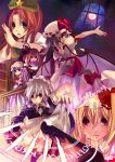  blonde_hair blue_eyes blue_hair book braid flandre_scarlet hairband hat head_wings headwings highres hong_meiling izayoi_sakuya knife koakuma long_hair magic_circle musou_yuchi patchouli_knowledge ponytail purple_eyes purple_hair red_eyes red_hair redhead remilia_scarlet short_hair side_ponytail silver_hair the_embodiment_of_scarlet_devil touhou twin_braids violet_eyes wings 