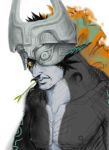  lowres male manly midna mouth_hold oekaki straw straw_chew the_legend_of_zelda twilight_princess 