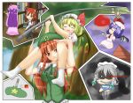  flandre_scarlet haku_rin hong_meiling izayoi_sakuya koakuma patchouli_knowledge remilia_scarlet touhou 