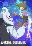  adult asriel_dreemurr asriel_hyperdeath_adult caprine frisk_(undertale) god_of_hyperdeath tagme undertale 