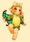  blonde_hair child fairy feral_lemma lalafell mercedes odin_sphere paned_sleeves plump pointy_ears red_eyes 