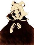  1boy adult asriel_dreemurr asriel_hyperdeath_adult caprine god_of_hyperdeath male_focus monochrome solo tagme undertale white_background 