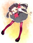  1girl dress nintendo noni-nani pokemon shoes skirt smile solo tsutsuji_(pokemon) 
