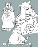  adult asriel_dreemurr asriel_hyperdeath_adult caprine character_sheet god_of_hyperdeath monochrome tagme undertale 