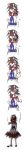  2girls absurdres arguing black_hair blush catching chinese falling highres horns kijin_seija long_image minigirl multiple_girls purple_hair sandals shouting sukuna_shinmyoumaru tall_image touhou translation_request yudaoshan 