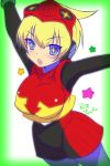  blonde_hair blue_eyes breasts concrete_revolutio earth-chan large_breasts 