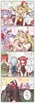  &gt;:o ... 4koma 6+girls :d :o apron ascot ass assertive bat_wings beret black_dress blonde_hair blue_dress blue_ribbon blush book bow braid breasts brooch chinese_clothes chop comic constricted_pupils couch covering_face cup double_bun dress embarrassed eyebrows fang flandre_scarlet frilled_sleeves frills from_behind full-face_blush green_clothes hair_between_eyes hair_bow hair_ribbon hand_on_another&#039;s_face hat hat_ribbon head_wings highres hong_meiling izayoi_sakuya jewelry kitsune_maru koakuma lavender_hair long_hair long_sleeves looking_at_another low_wings lying maid_headdress mob_cap multiple_girls on_stomach open_mouth patchouli_knowledge pink_dress puffy_long_sleeves puffy_short_sleeves puffy_sleeves purple_hair red_dress red_eyes red_ribbon redhead remilia_scarlet ribbon shirt short_hair short_sleeves side_ponytail silver_hair skirt skirt_set smile soles spoken_ellipsis star surprised teacup touhou translation_request tress_ribbon twin_braids upper_body v_arms waist_apron wavy_mouth white_shirt wings 