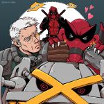  artist_request cable crossover deadpool krookodile marvel metagross pokemon pokemon_(game) tagme 