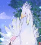  1girl beak bird chocobo feathers final_fantasy final_fantasy_xiii lightning_farron lightning_returns:_final_fantasy_xiii odin_(final_fantasy) pink_hair shtbunny square_enix 